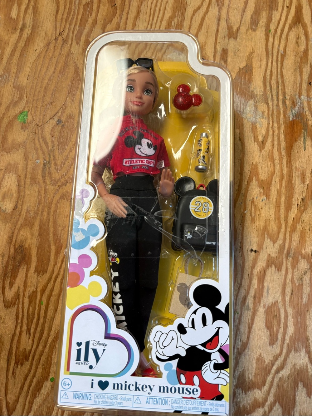 Disney Ivy 4Ever Doll with Red Mickey Shirt & Black Pants NIB